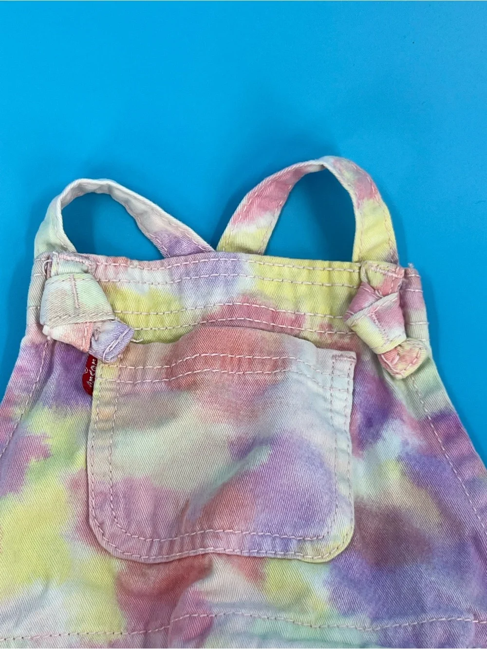 ☀️Levi's Pastel Tie-Dye Overalls - Pink, Purple, Yellow